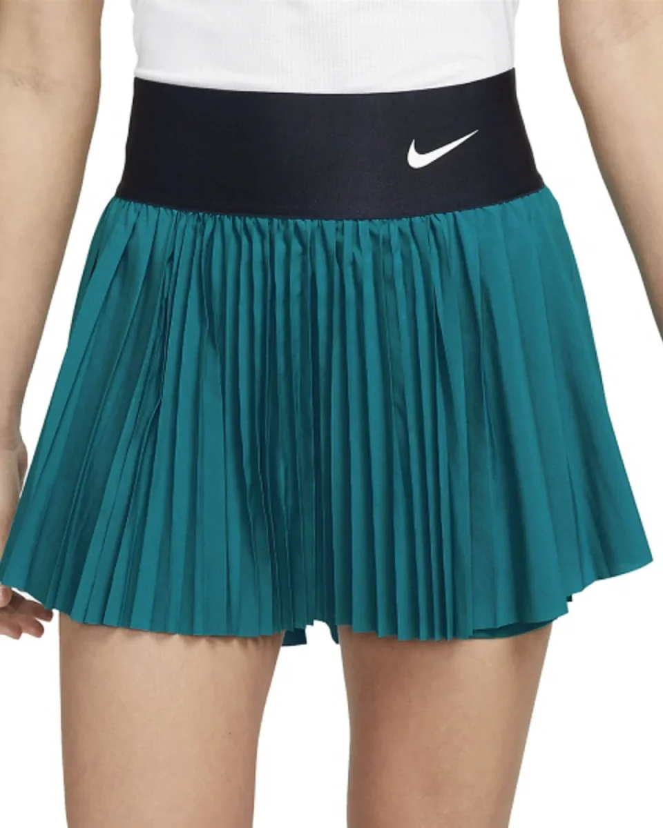 NikeCourt Dri-FIT Kvinde Advantage Skirt Plisseret Ekstra Længde - Billede 2