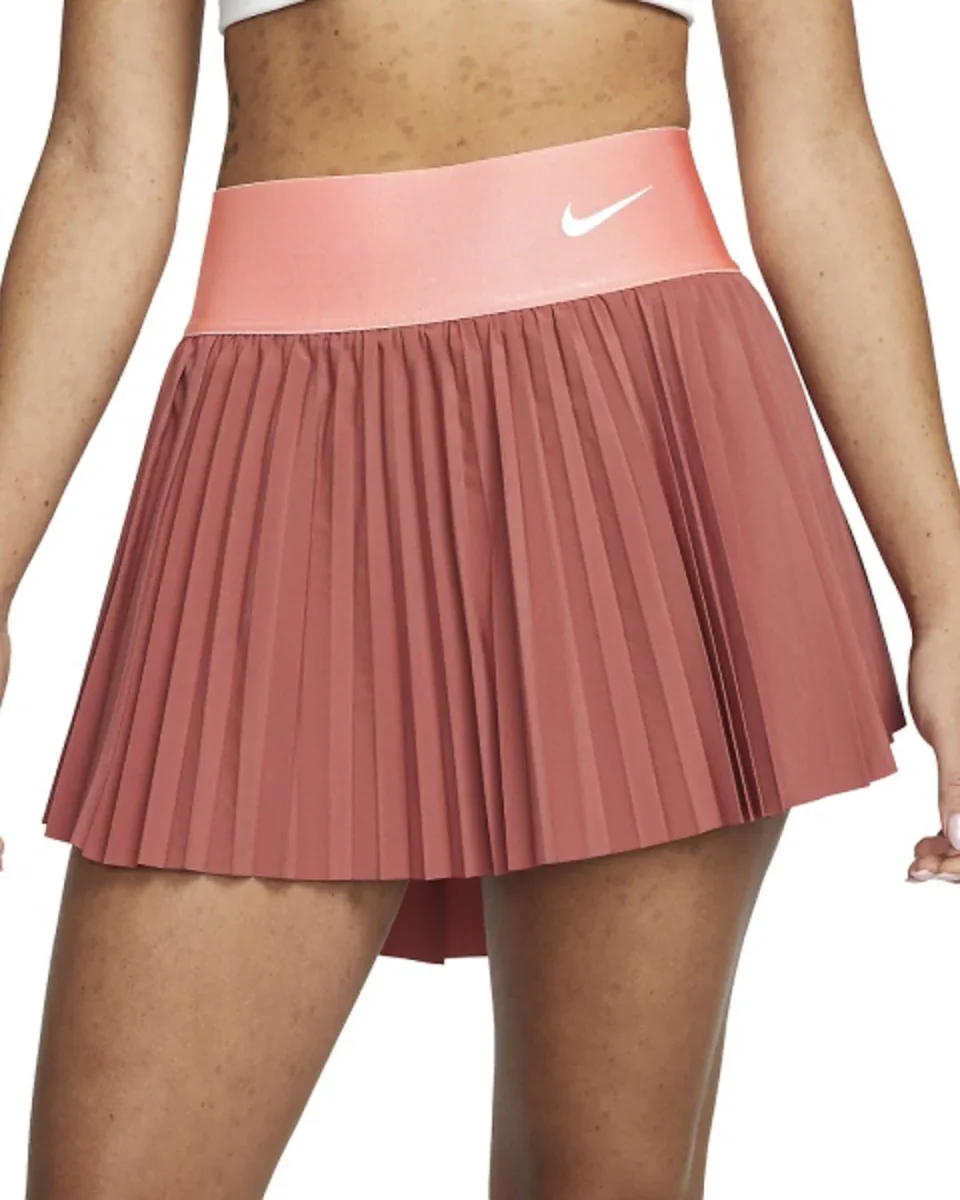 NikeCourt Dri-FIT Kvinde Advantage Skirt Plisseret Ekstra Længde - Billede 2