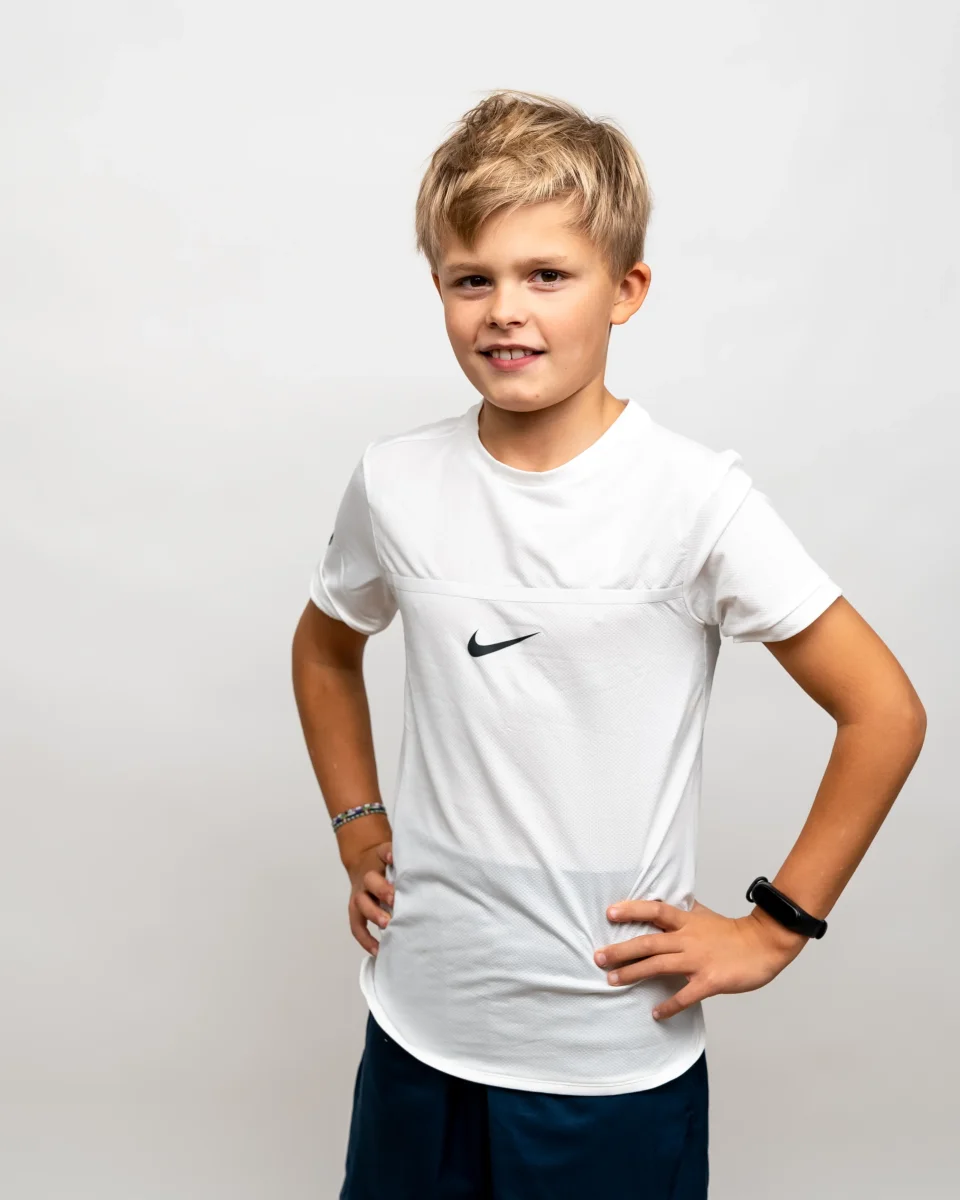 Nike Drenge Challenger Pemier Rafa Crew Hvid - Billede 2